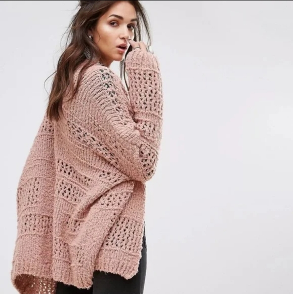 Free People Sweaters - BRAND NEW Free People Saturday Morning Oversized Knit Cardigan sz XS/S